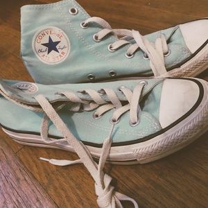 AQUA BLUE high-top all star CONVERSE